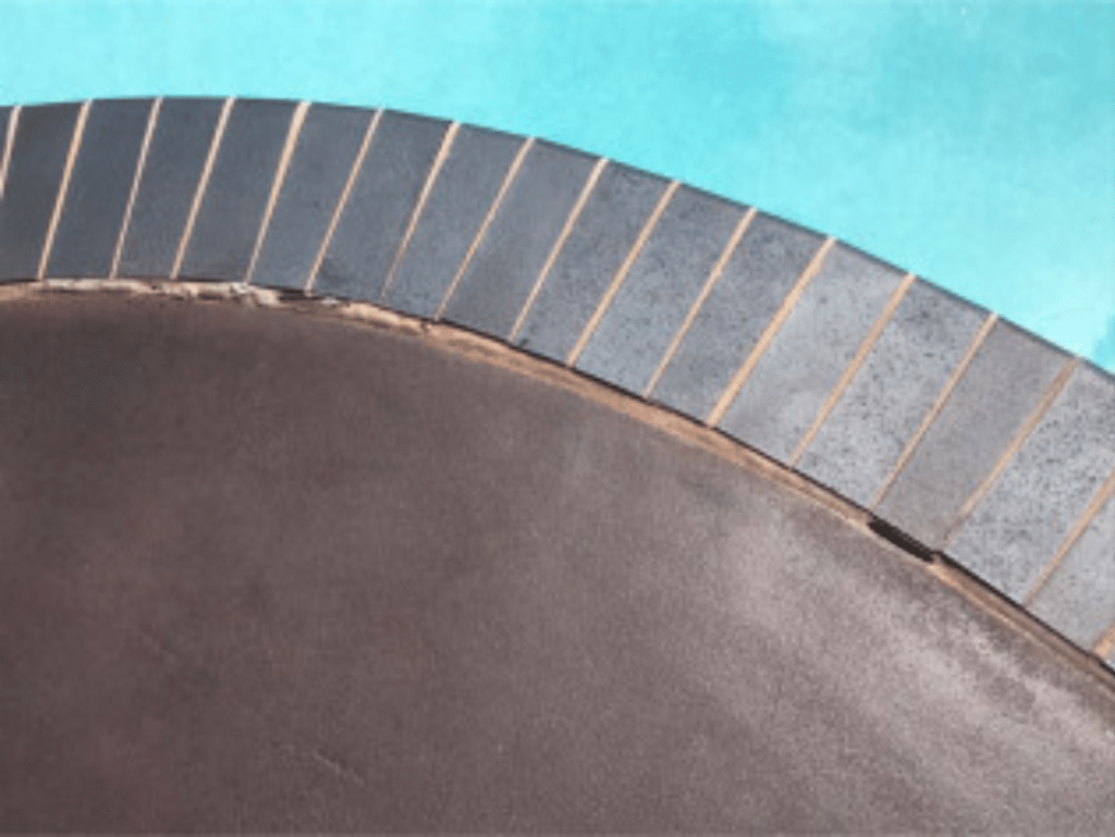 Damaged coping